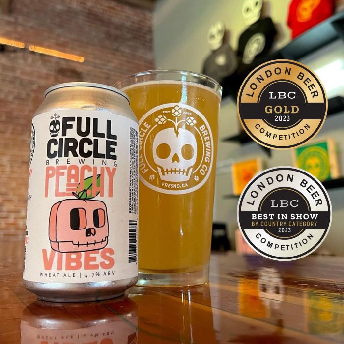 Image: Full Circle Brewing Peachy Vibes